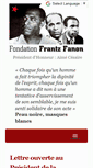 Mobile Screenshot of fondation-frantzfanon.com